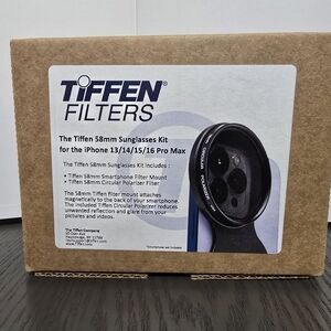 58mm Smartphone Filter Mount Kit - Black